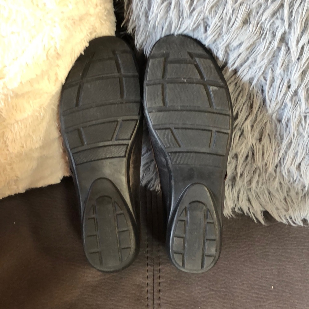 NATURAL SOUL Brown Leather Loafers Size 7.5 - Picture 7 of 8